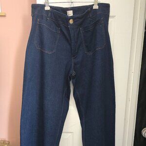 Wide legged Mauve Jeans